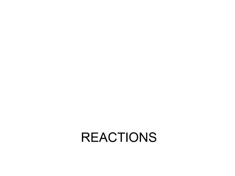 REACTIONS